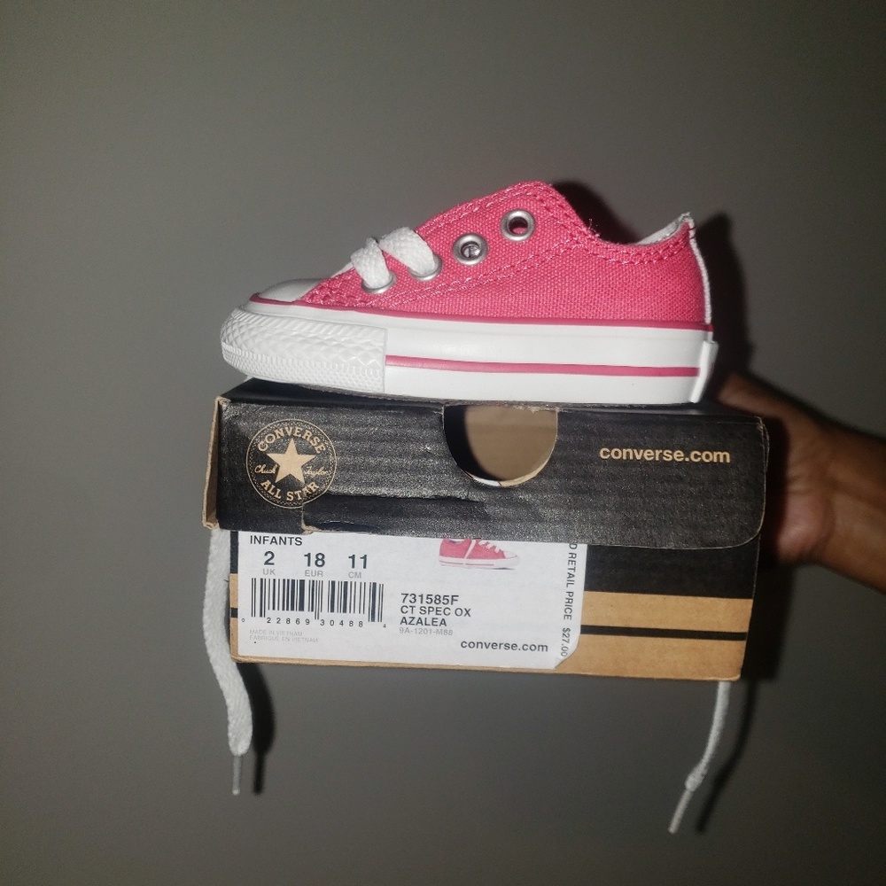 Brand New Baby Converse Sneakers Sz 2